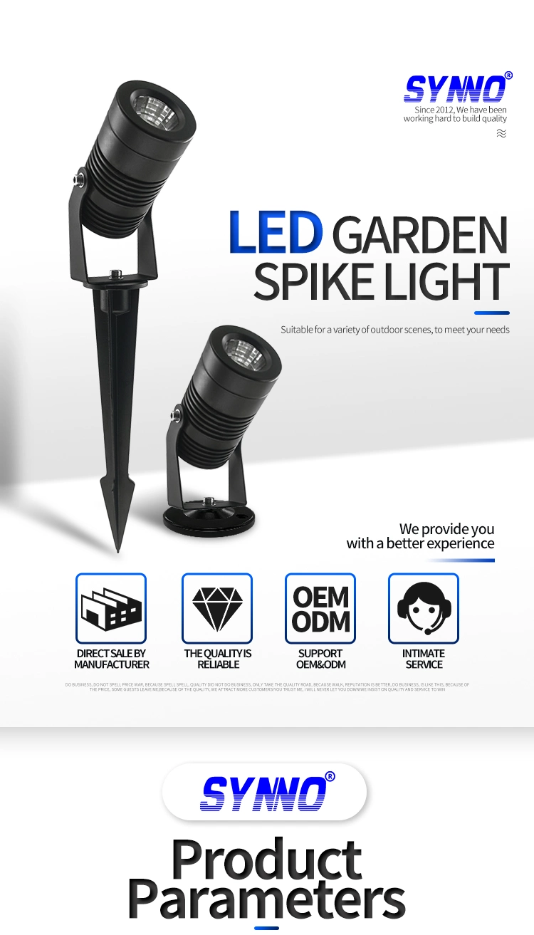 3W LED Garden Light 12V IP65 3000K 6000K LED Garden Light Waterproof LED Garden Spike Light