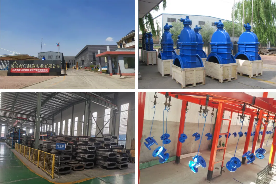 Ductile Iron Gate Valve Sluice Gate Btval Resilient Soft Seated Gate Valves, Anti-Theft, Magnetic Lock