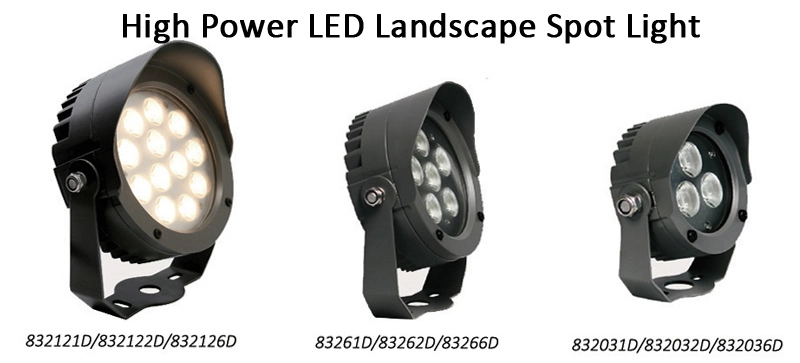 3X3w DC24V/240V IP65 Outdoor LED Lawn Light with Spike