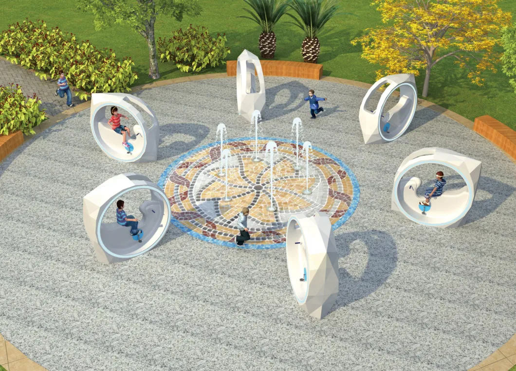 Bicycle Fountain Playground Children&prime;s Play Equipment