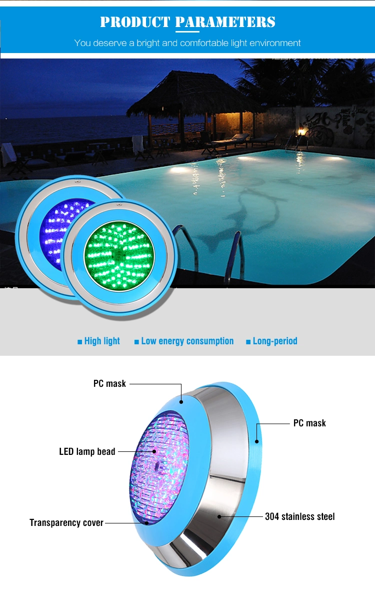 Factory Good Quality Stainless Steel LED Swimming Pool Underwater Lights