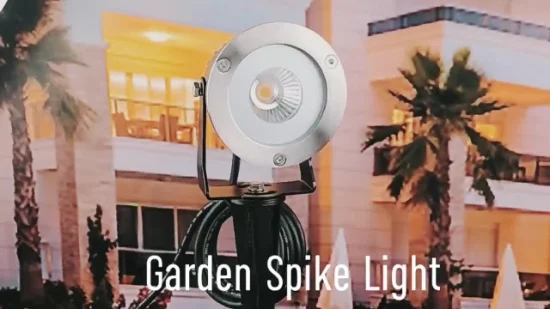 10W12V 24V Warm White 96mm Die Cast Aluminum LED Landscape Lawn Light Spike Spot Light Outdoor Garden Light